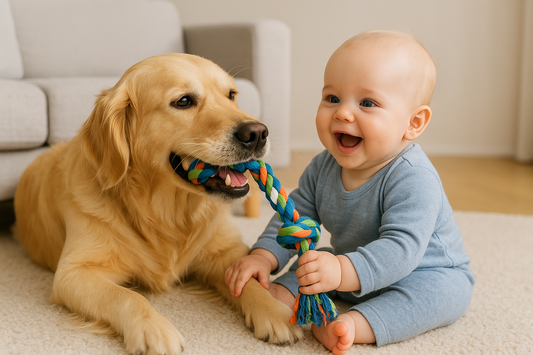 Paws & Giggles: How Pets Can Be a Baby’s First Best Friend