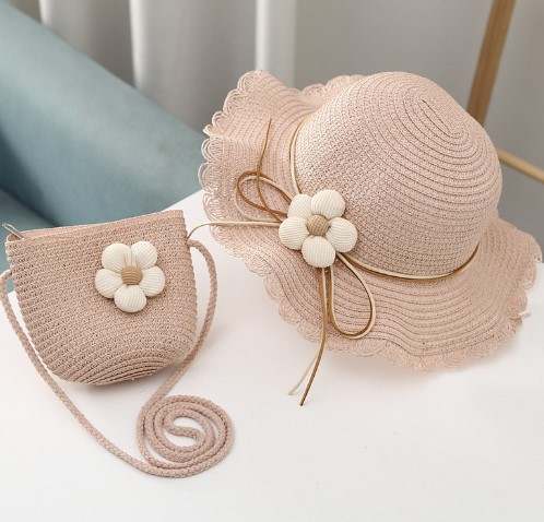 Pink Hat for Toddler with MAtching bag