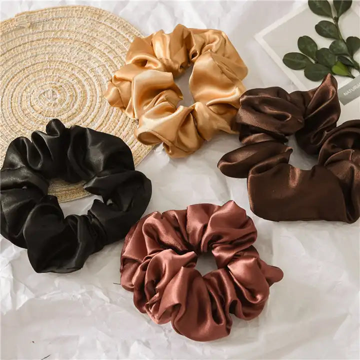 Silk Scrunchie Set