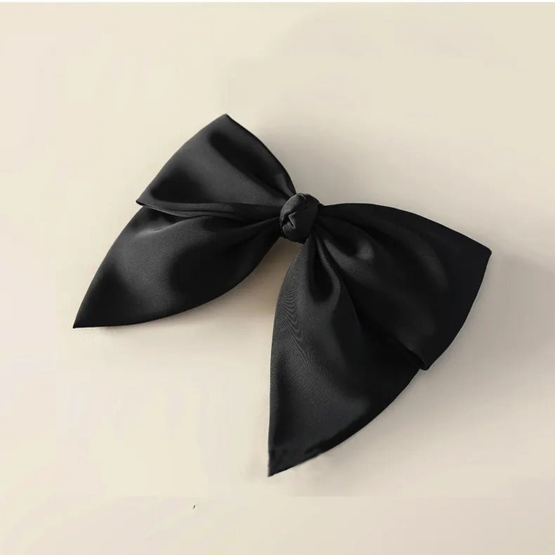 Black Bow Barrette