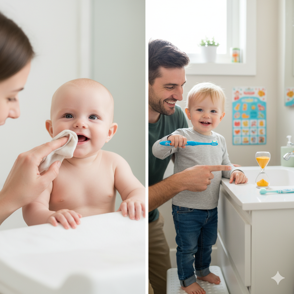 From Gummy Smiles to Pearly Whites: A Parent's Guide to Your Child's Toothbrushing Journey