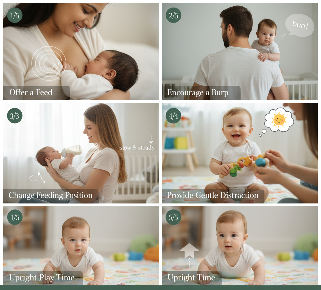 5 Gentle Ways to Soothe Your Baby During Hiccups