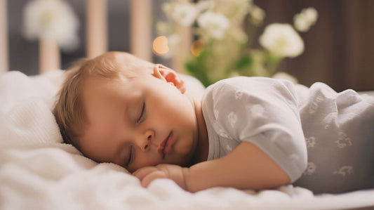 Baby Sleeping without Hair Accessories