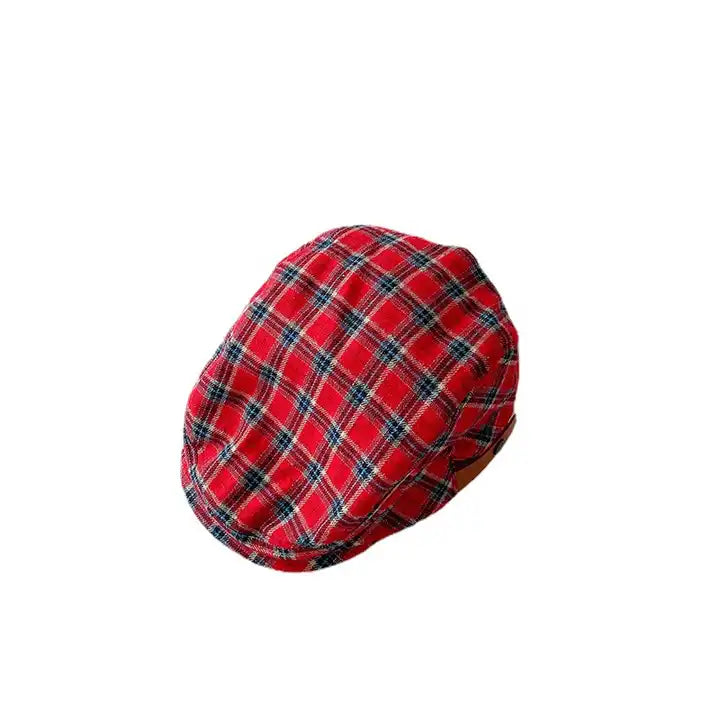 Baby Boy Hat- Toddler Cap-Red Color-Scottish